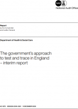 The government’s approach to test and trace in England – interim report: Summary